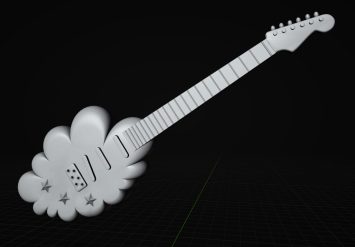 Wolken-Gitarre